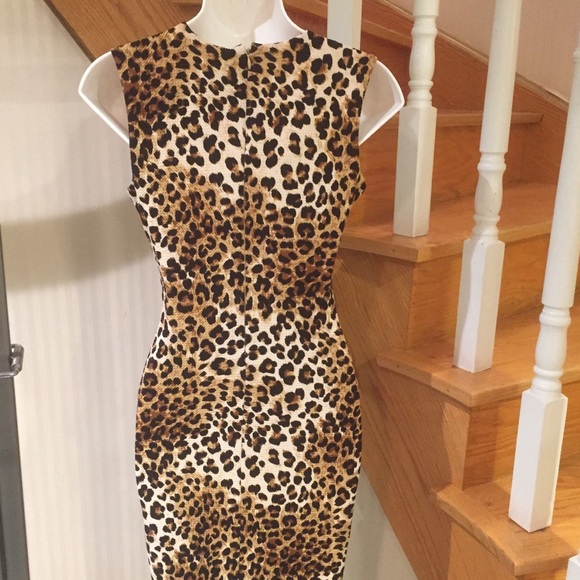 🥳3X HOST PICK🥳⬇️Price Drop ⬇️NWOTSexy animal print swim coverup dress or dress - Picture 6 of 8